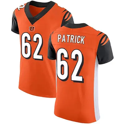 Men's Lucas Patrick Cincinnati Bengals Alternate Vapor Untouchable Jersey - Orange Elite