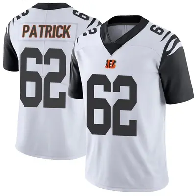 Men's Lucas Patrick Cincinnati Bengals Color Rush Vapor Untouchable Jersey - White Limited