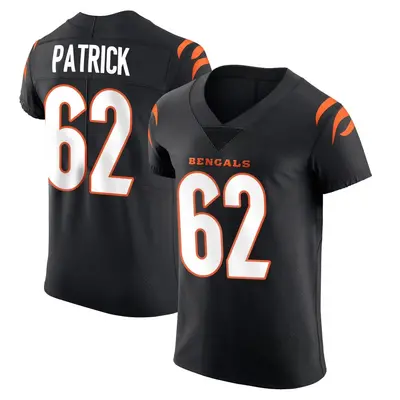 Men's Lucas Patrick Cincinnati Bengals Team Color Vapor Untouchable Jersey - Black Elite