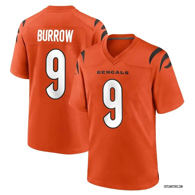 youth orange joe burrow jersey